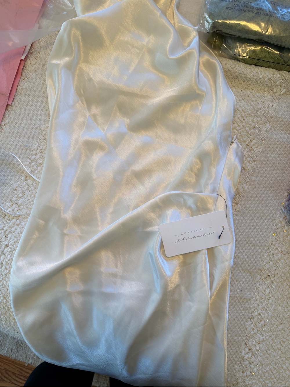 NWT White Cowl Neck Mini Dress - Picture 4 of 4